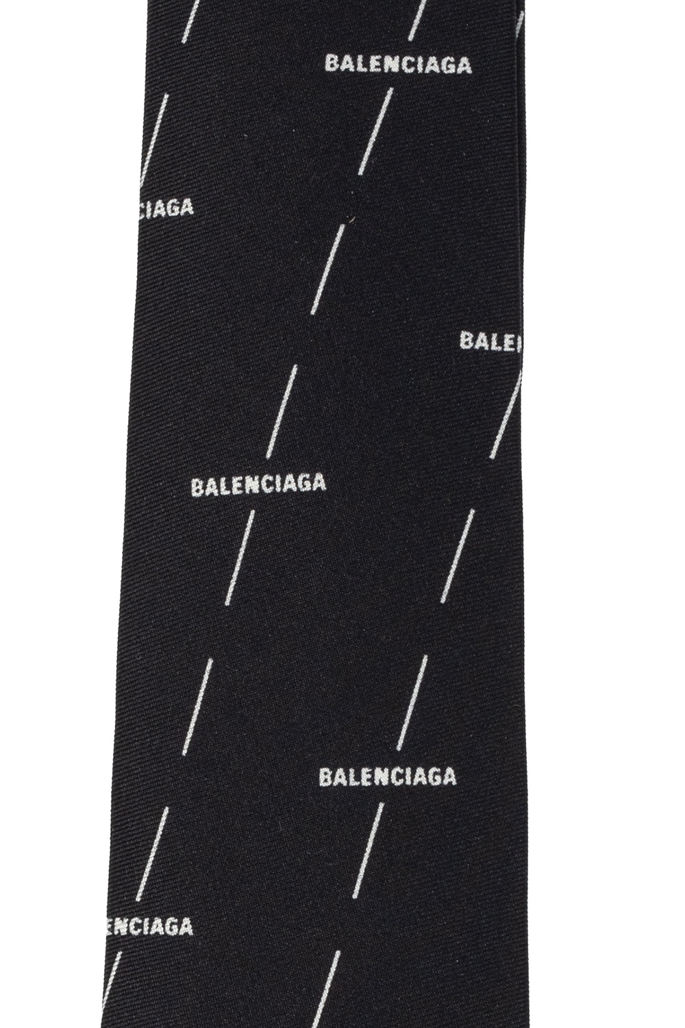 BALENCIAGA ブラック ネクタイ BALENCIAGA ブラック ネクタイ
